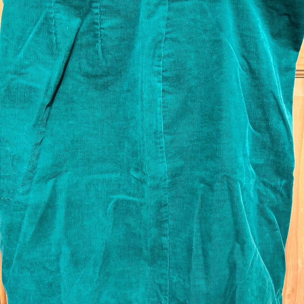 Old Navy Turquoise Corduroy Skirt
